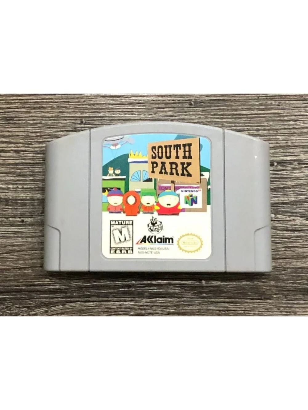 Nintendo 64 N64 South Park Video Game Tested & Working